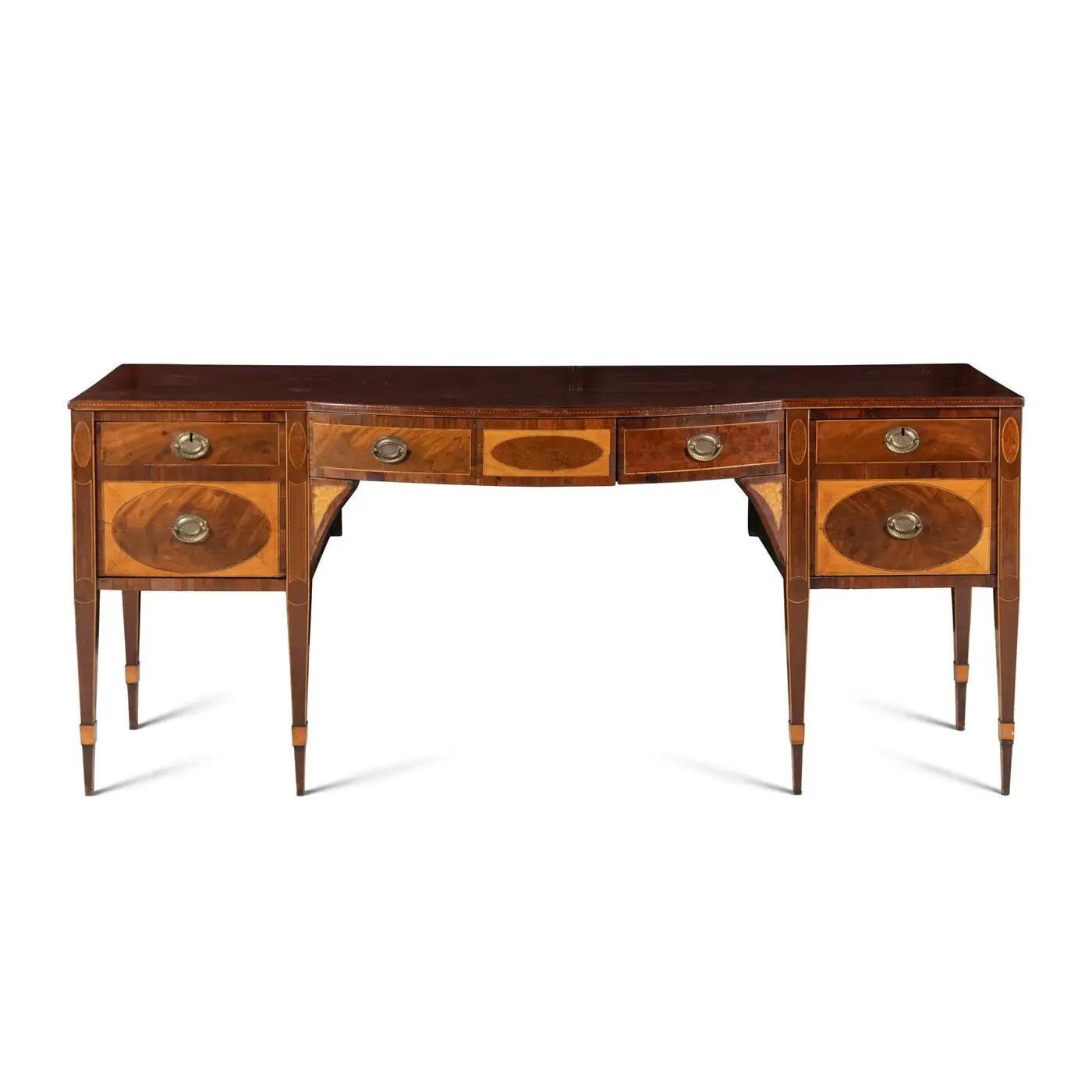 18th Century Irish George III Mahogany and Satinwood Sideboard - Image 3