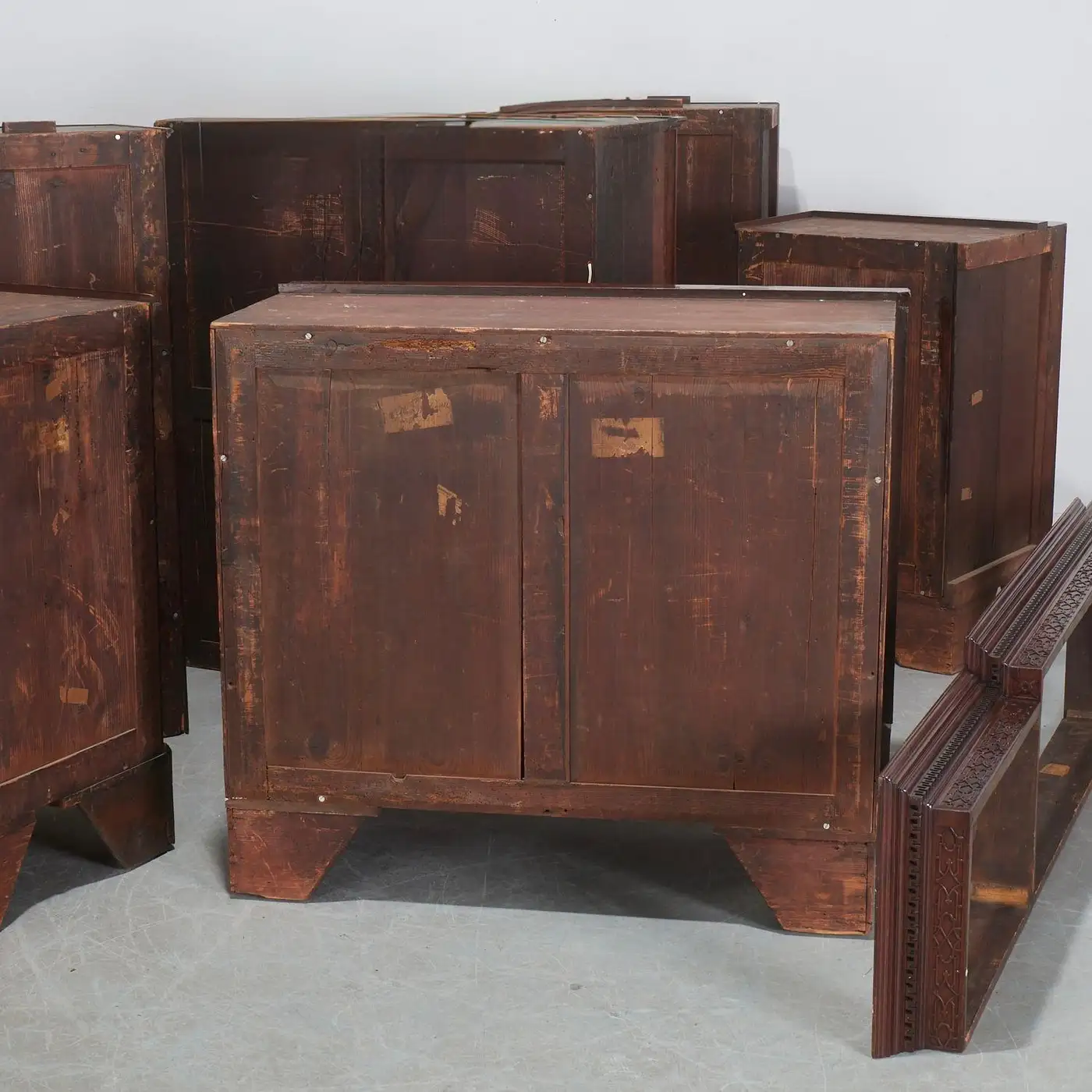 18th Century George III Mahogany Breakfront Bookcase - Image 10