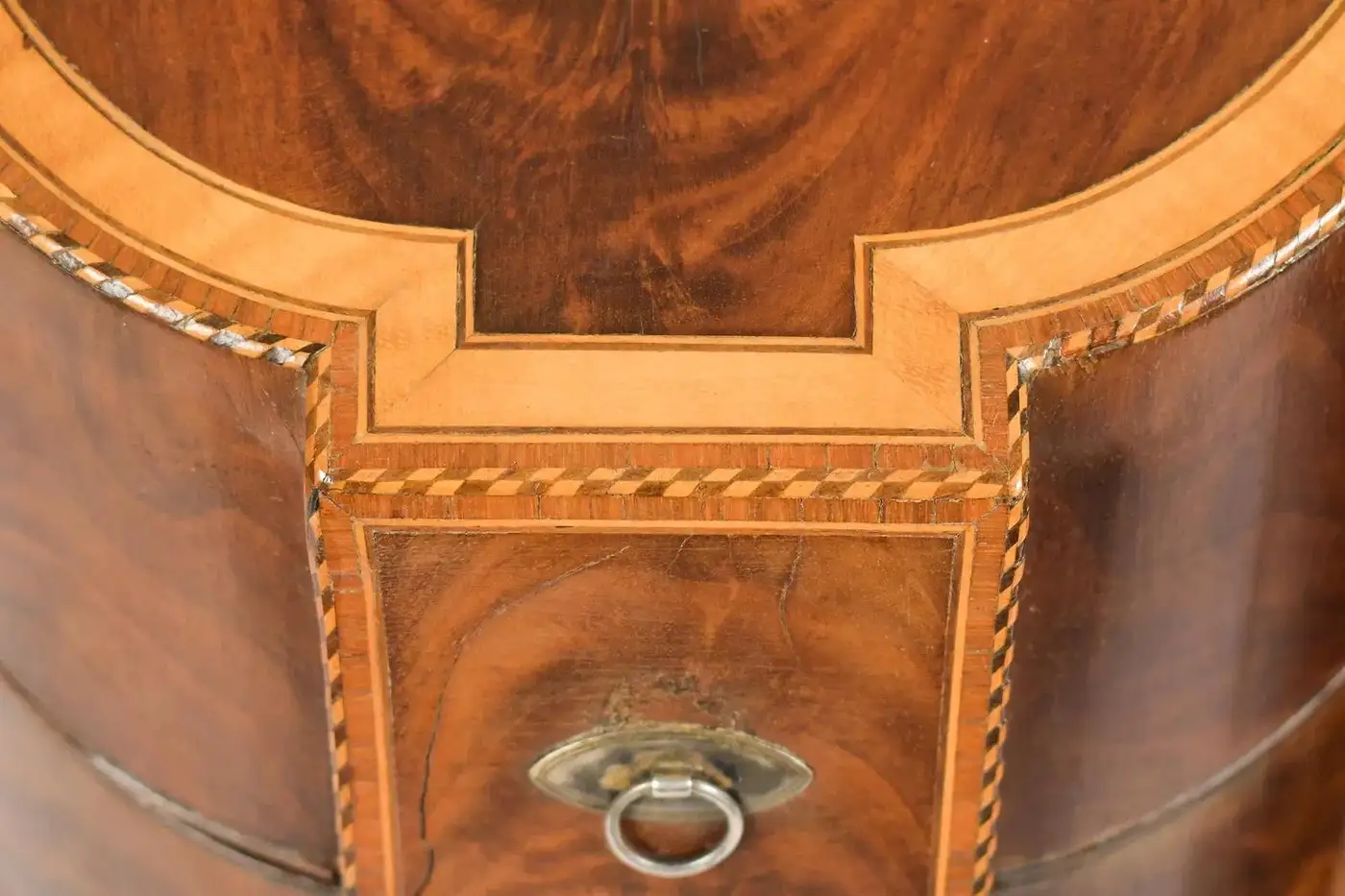 Pair of 18th Century George III Inlaid Mahogany Knife or Cutlery Boxes - Image 10