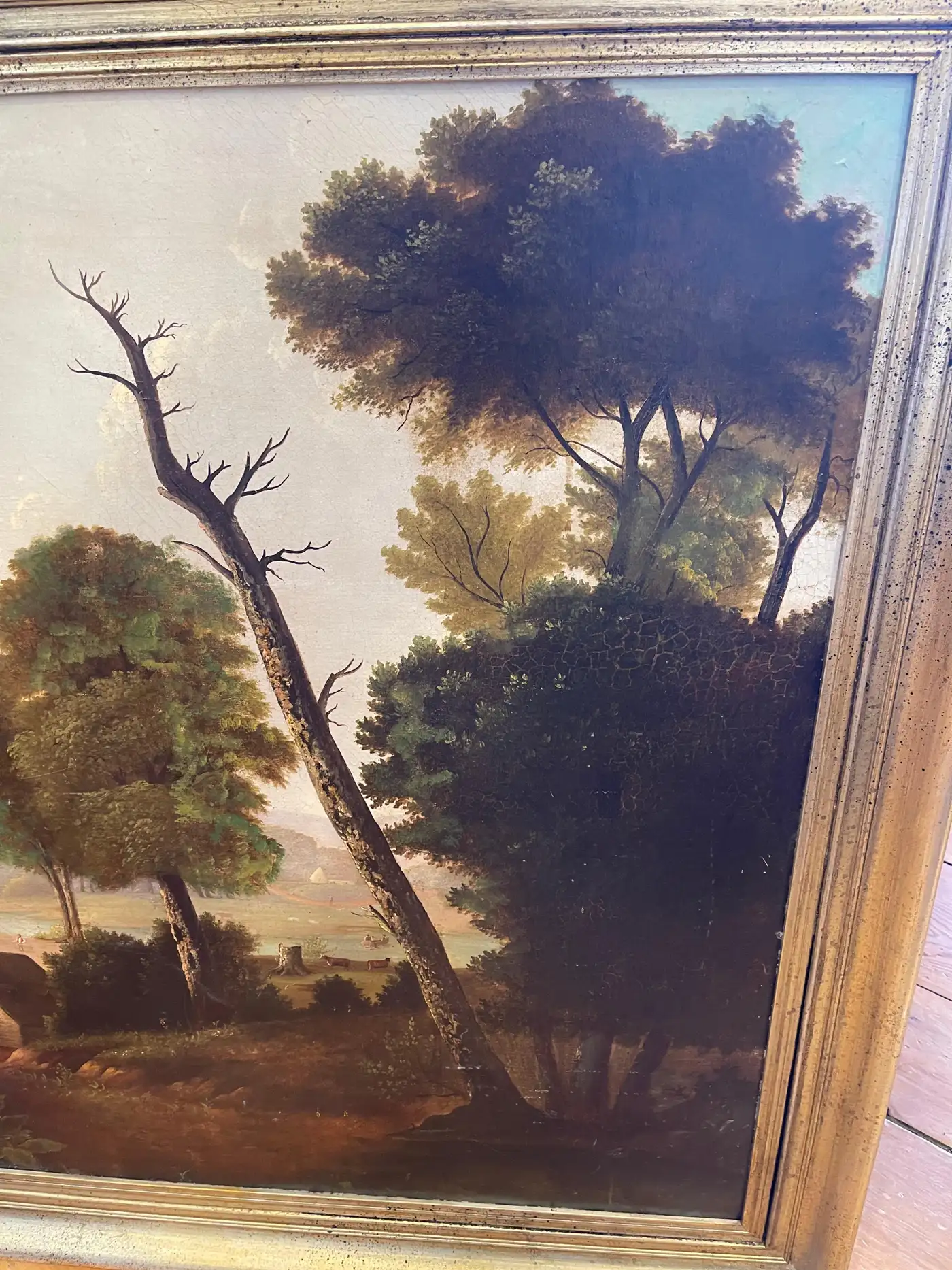 19th Century American Landscape Painting in Style of George Caleb Bingham - Image 6