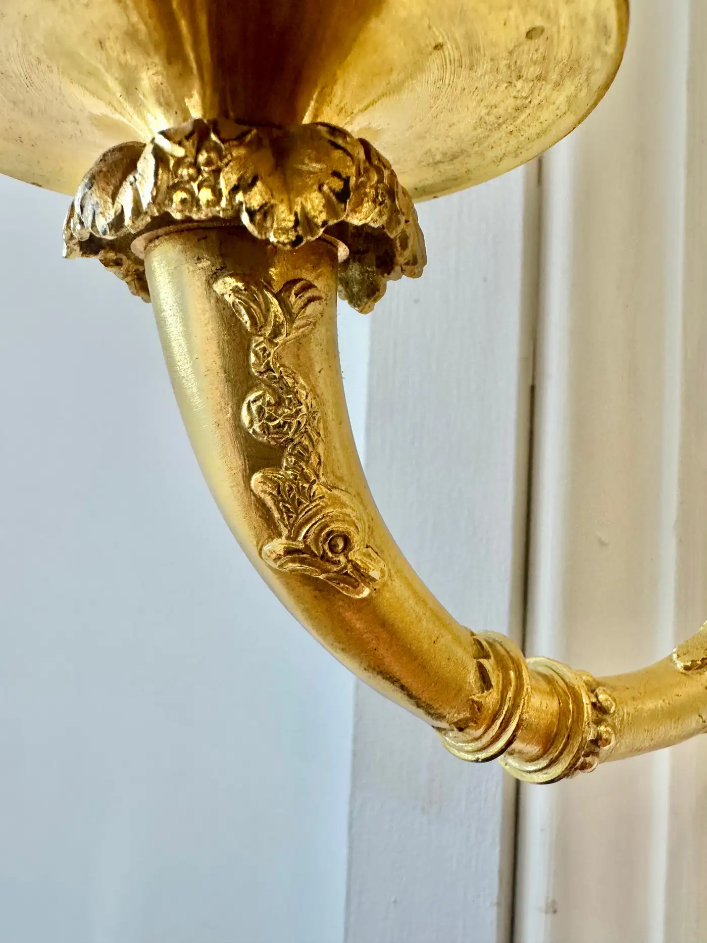 Set of Four Late 18th Century Neoclassical Ormolu Wall Sconces - Image 3
