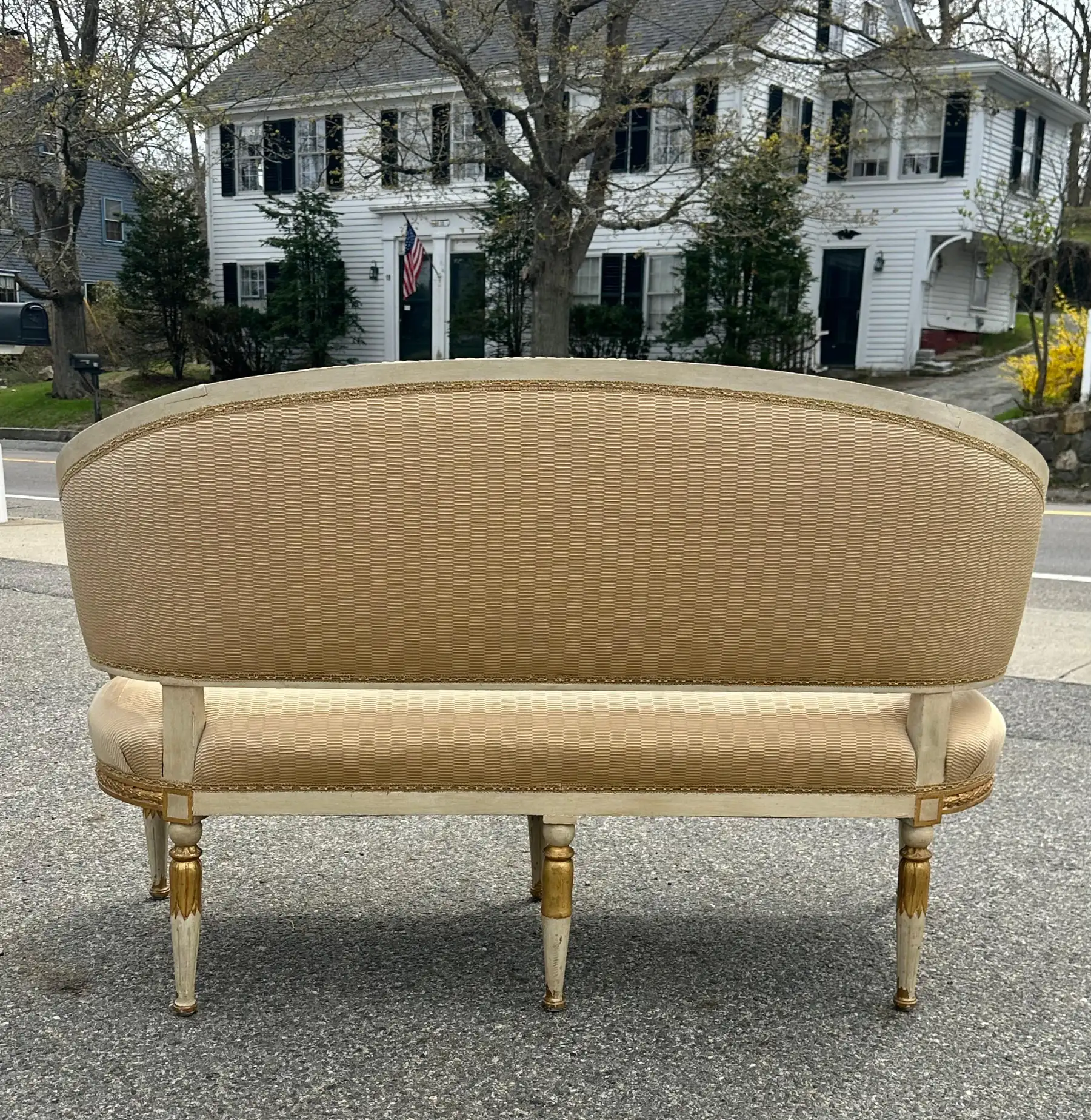 19th Century Swedish Neoclassical Gustavian Sofa Settee - Image 6