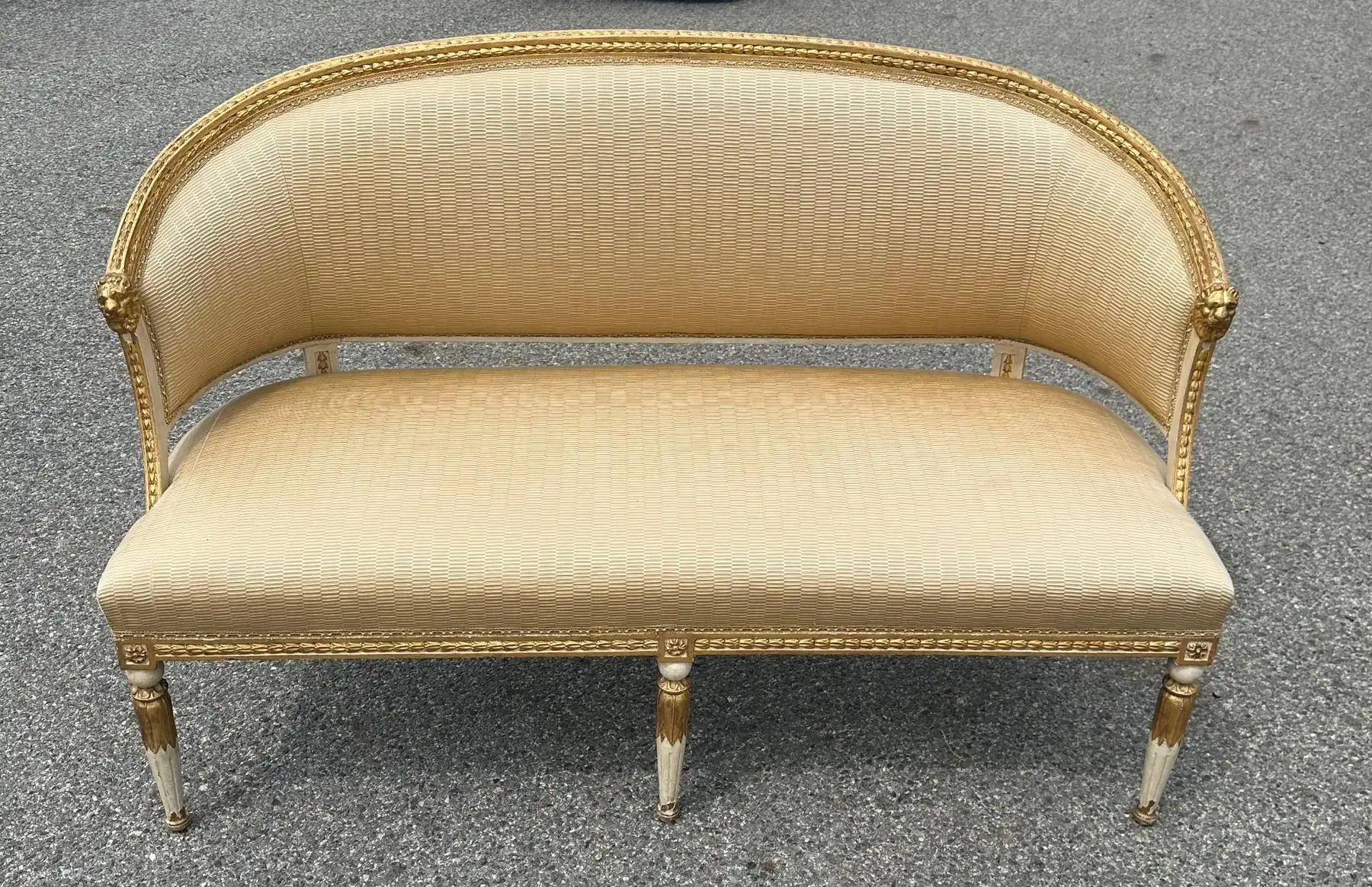19th Century Swedish Neoclassical Gustavian Sofa Settee - Image 2